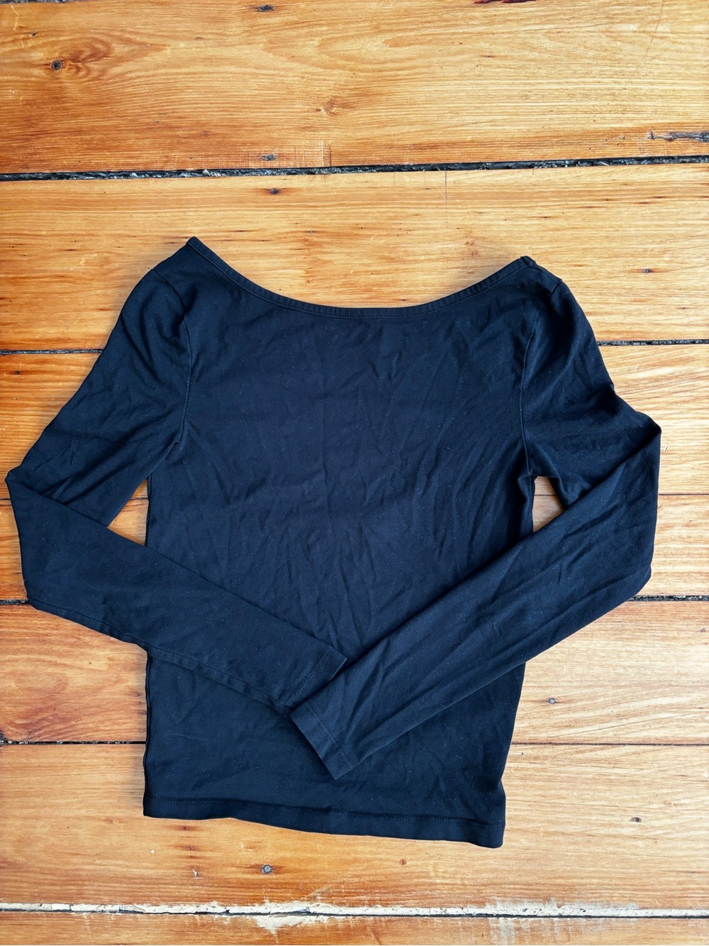 ASOS Design Scoop Back Long Sleeve Top